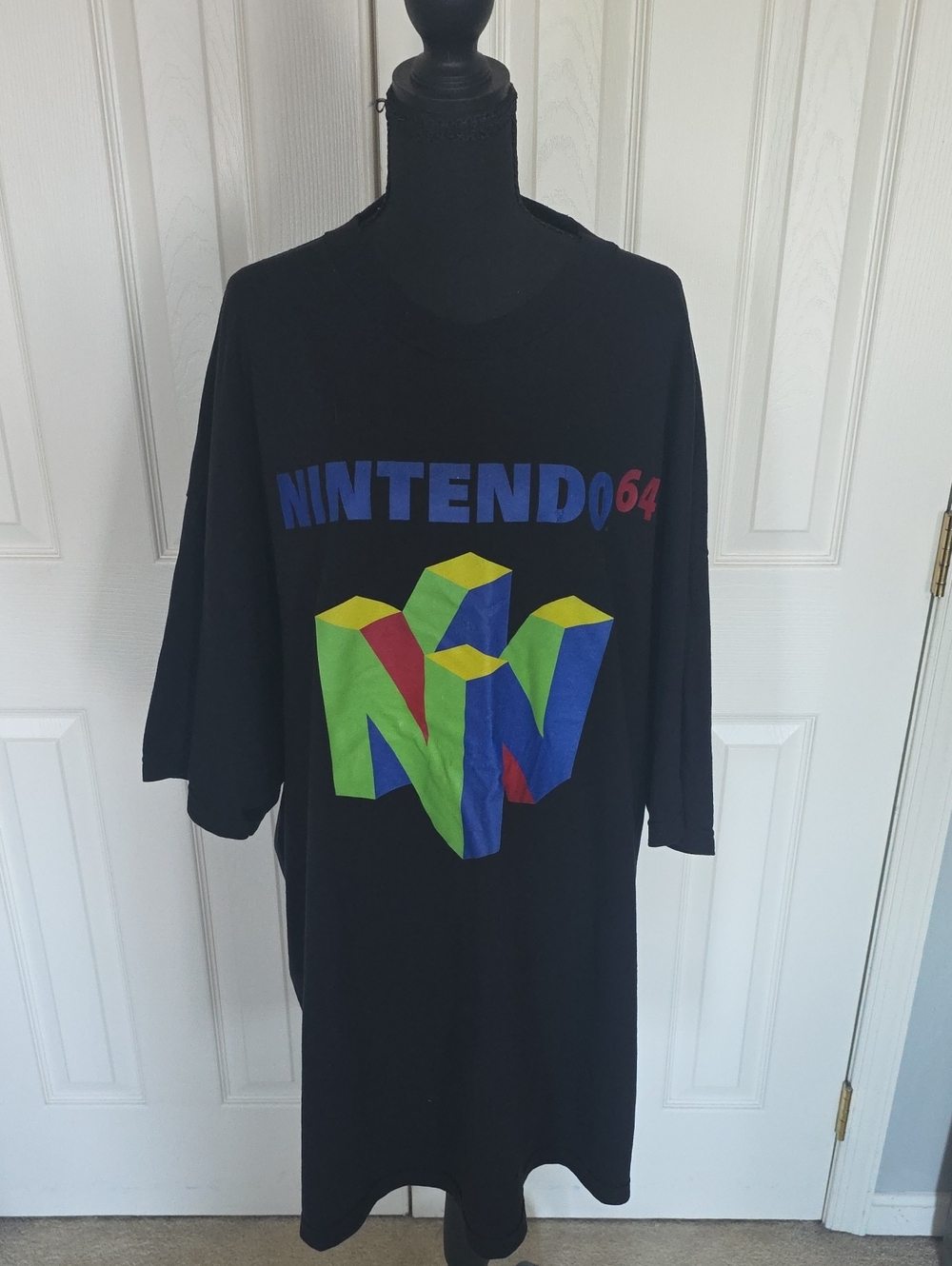 Nintendo Black T-Shirt with Colorful N64 Logo